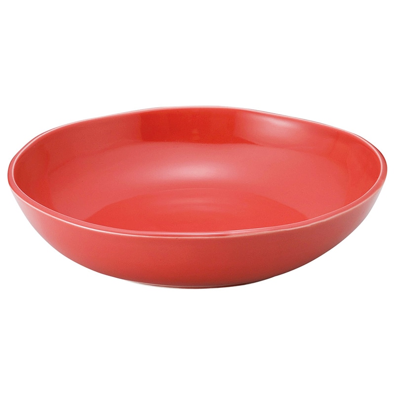 山万 58708-250 25cm鉢(赤) 1個(ご注文単位1個)【直送品】