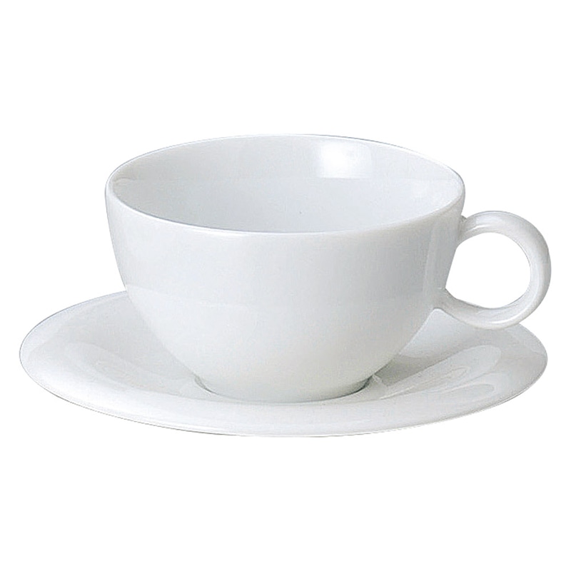 山万 62914-400 アルテ(特白磁) 紅茶碗皿 1個（ご注文単位1個）【直送品】