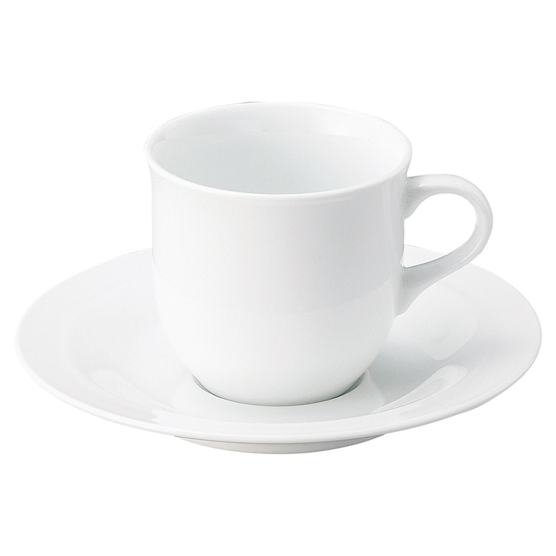 山万 62167-400 白磁強化モダンクリフ コーヒー 1個(ご注文単位1個)【直送品】