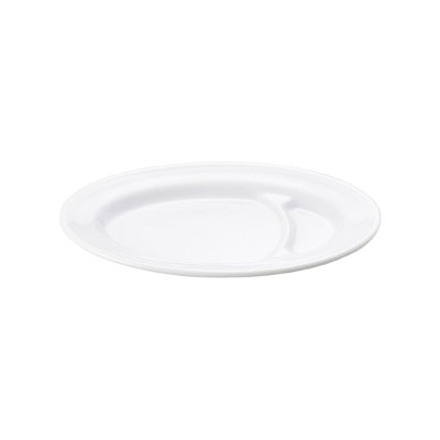山万 62348-030 白玉渕 9吋ギョウザ皿 1個(ご注文単位1個)【直送品】