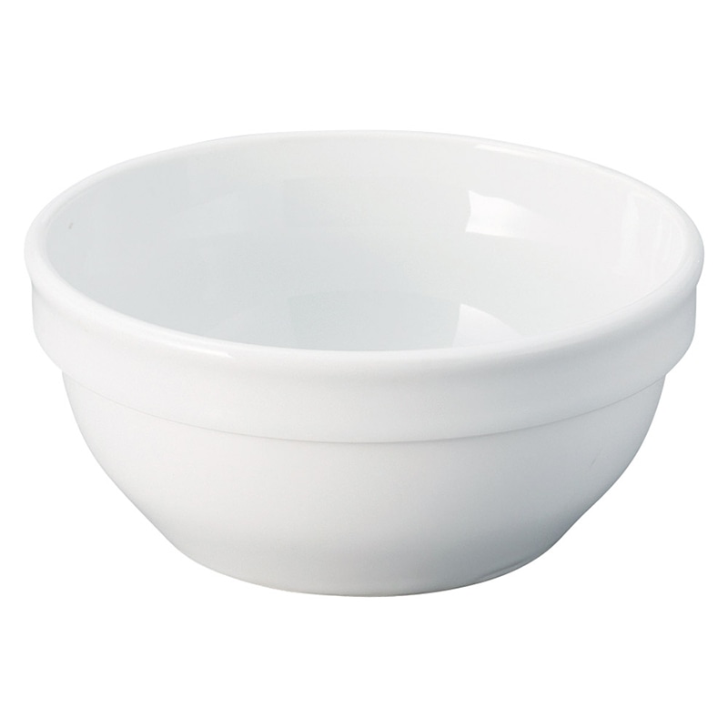 山万 64728-130 強化白11cmスタックボール 1個（ご注文単位1個）【直送品】