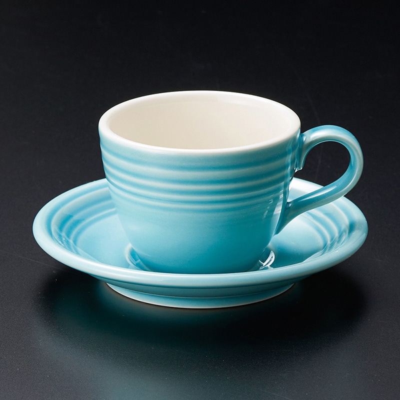 山万 65551-400 オービットスカイBLコーヒー碗 1個(ご注文単位1個)【直送品】