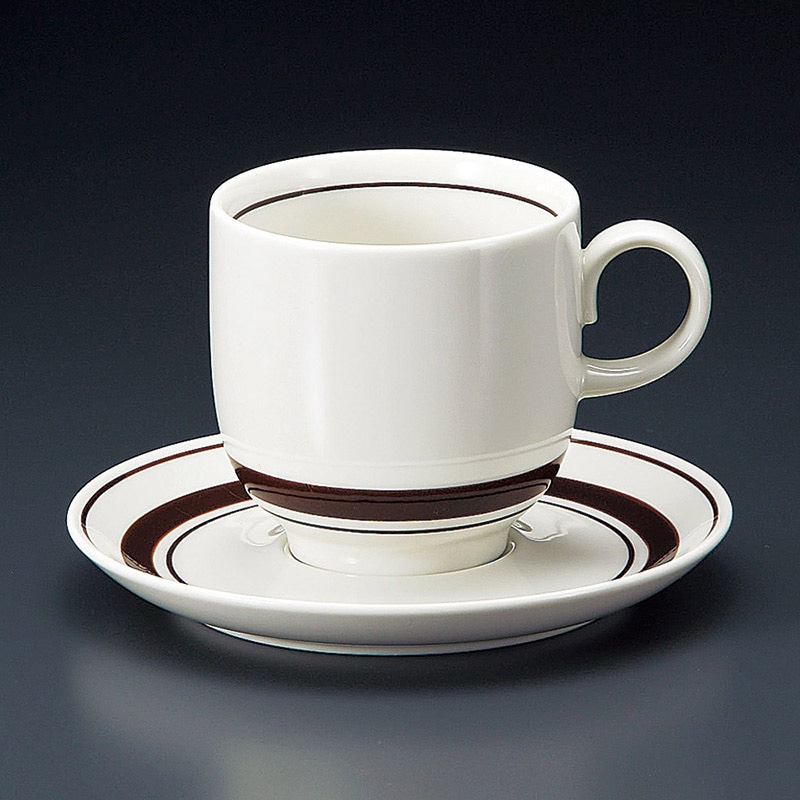 山万 65530-400 ストン茶線アメリカン碗皿 1個(ご注文単位1個)【直送品】