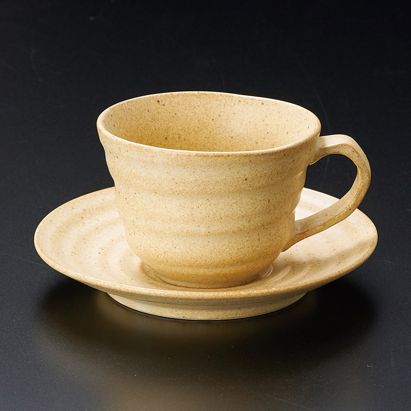 山万 65575-400 伊羅保コーヒー碗皿 1個(ご注文単位1個)【直送品】