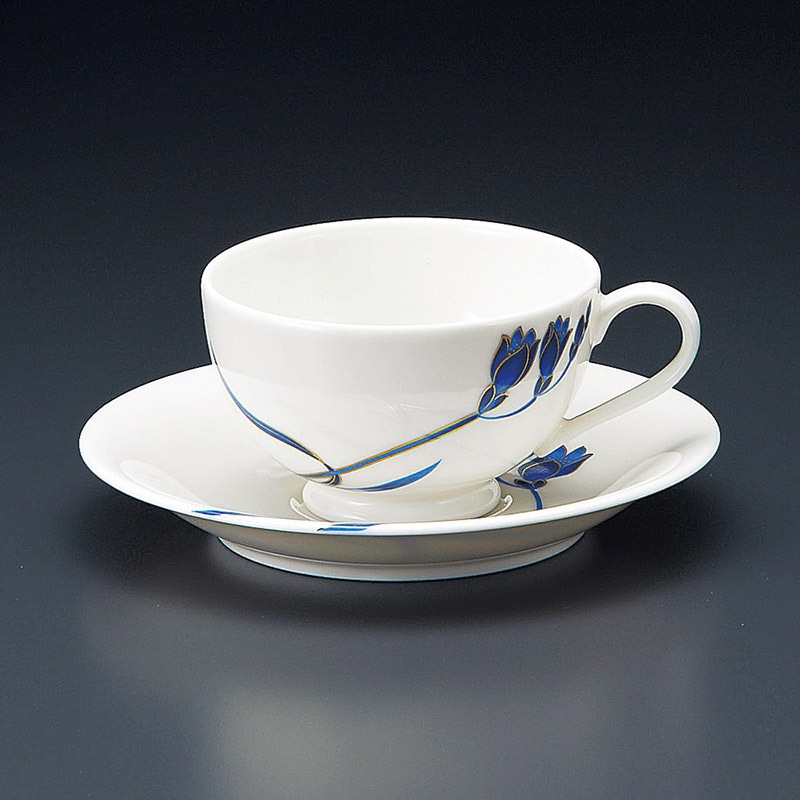 山万 65854-440 NBブルーラン紅茶碗皿 1個(ご注文単位1個)【直送品】