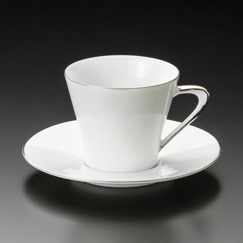 山万 65866-570 銀彩MRコーヒー碗皿 1個(ご注文単位1個)【直送品】
