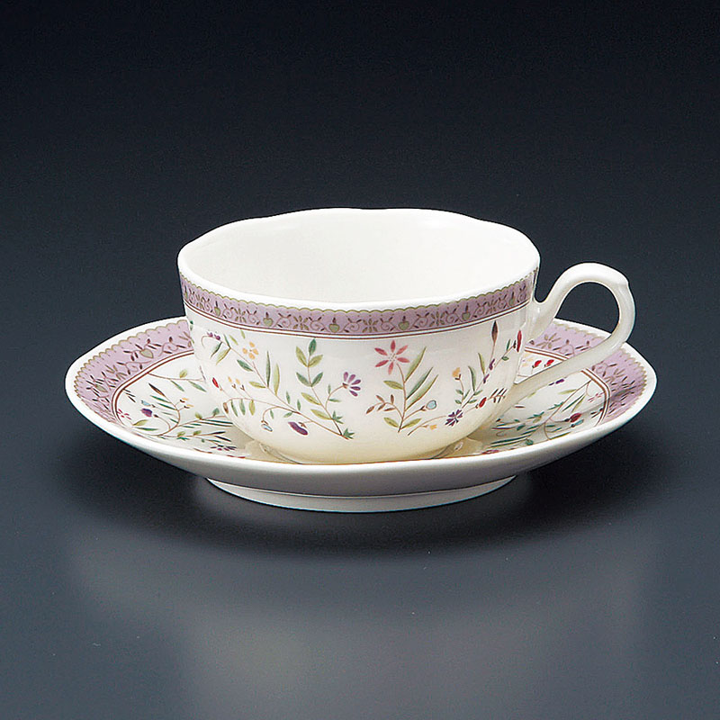 山万 65915-400 小花NB紅茶碗皿 1個(ご注文単位1個)【直送品】
