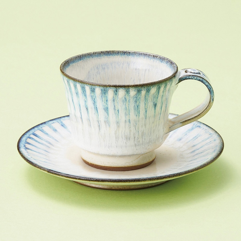山万 66036-440 窯変流十草コーヒー碗皿 1個(ご注文単位1個)【直送品】