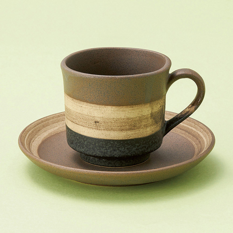 山万 66139-400 セピアカカオコーヒー碗皿 1個(ご注文単位1個)【直送品】