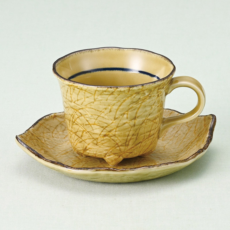 山万 65752-400 葉ふね秋草コーヒー碗皿 1個(ご注文単位1個)【直送品】