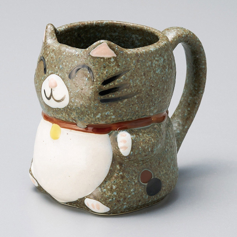 山万 66601-410 招き猫 マグ 1個（ご注文単位1個）【直送品】