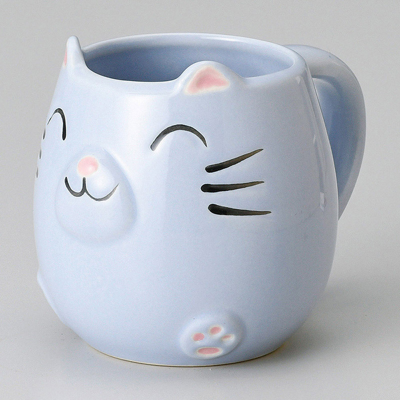 山万 66606-410 パステルライトパープル福ねこ 1個（ご注文単位1個）【直送品】