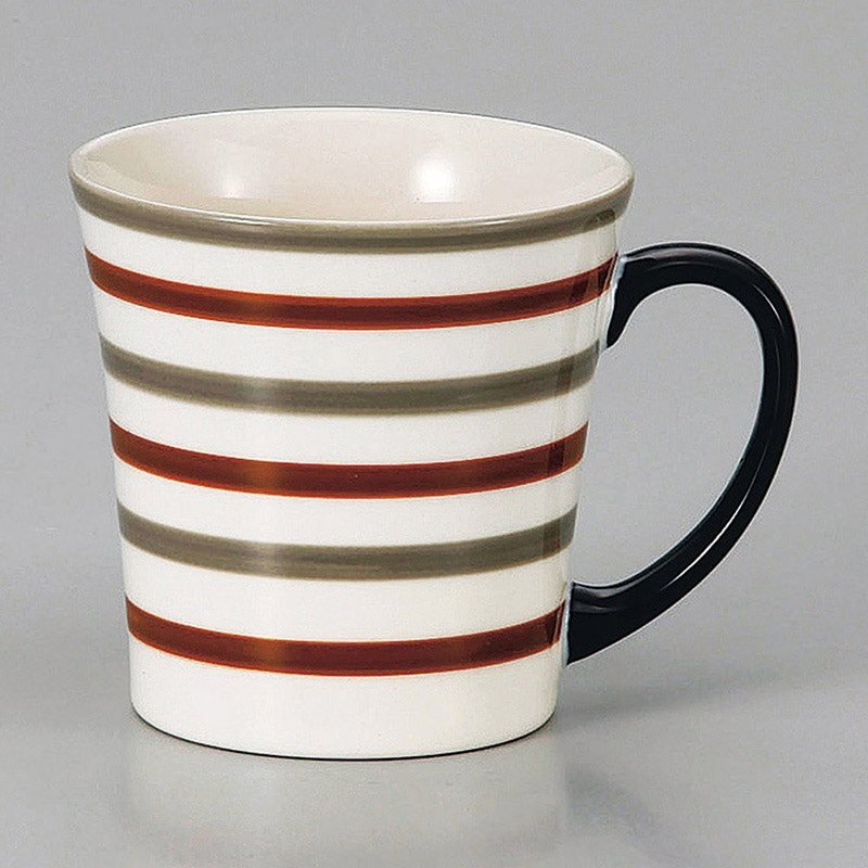 山万 66906-400 茶駒筋マグ 1個(ご注文単位1個)【直送品】