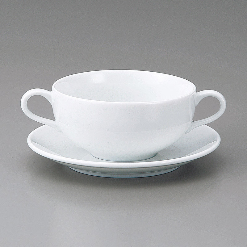 山万 67304-400 白磁セリカ受皿のみ 1個(ご注文単位1個)【直送品】