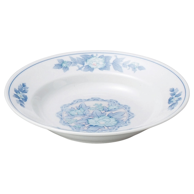 山万 68613-100 三色牡丹 9吋スープ 1個（ご注文単位1個）【直送品】