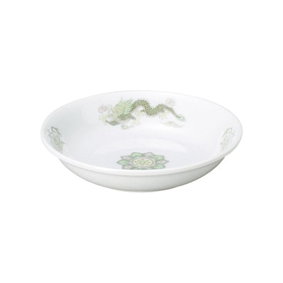 山万 68767-100 緑鳳龍 4.5深皿 1個（ご注文単位1個）【直送品】