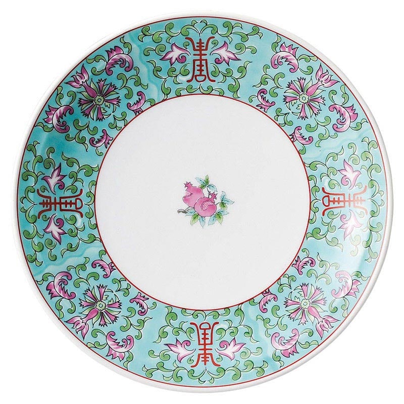 山万 68212-100 緑彩宝華 7.0皿 1個（ご注文単位1個）【直送品】