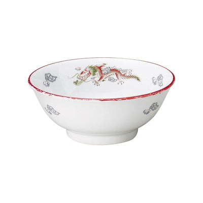 山万 68102-440 朱渕萬漢龍 6.5反高台丼 1個（ご注文単位1個）【直送品】