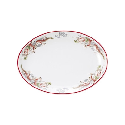 山万 68116-440 朱渕萬漢龍 9吋プラター 1個（ご注文単位1個）【直送品】