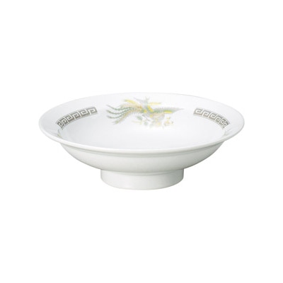 山万 68357-190 雷門鳳凰 7.0丸高台皿 1個（ご注文単位1個）【直送品】