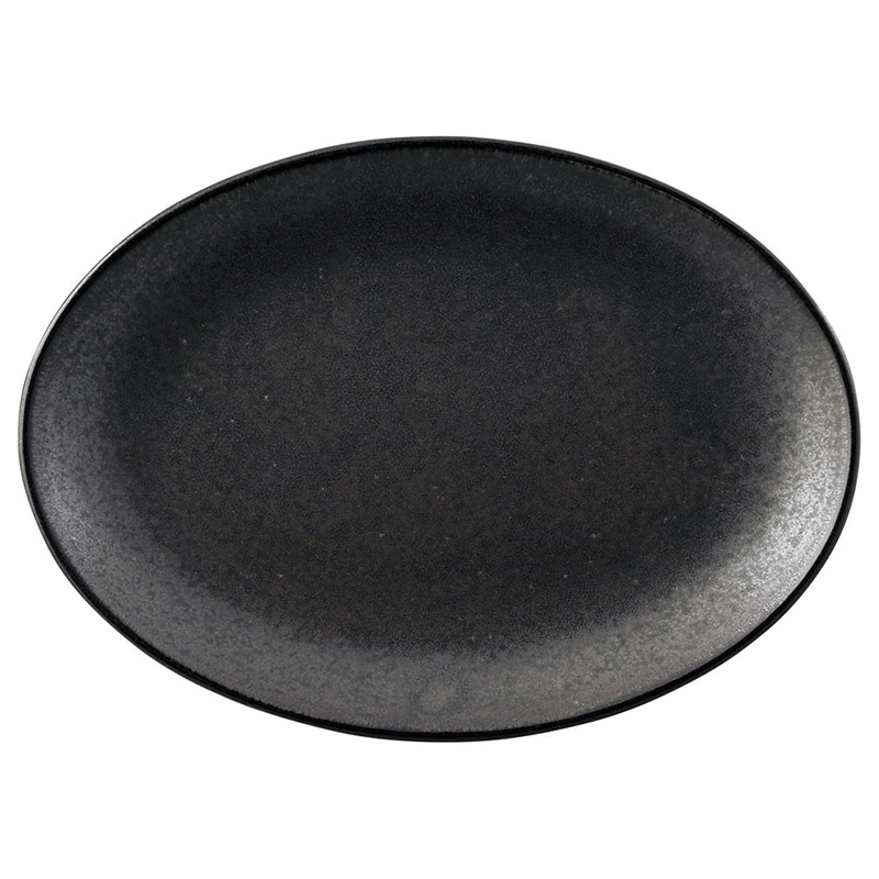 山万 69455-020 黒海 9吋メタ玉プラター 1個（ご注文単位1個）【直送品】