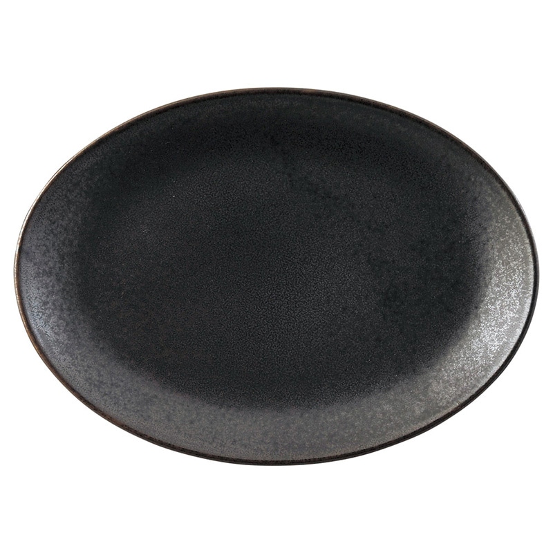 山万 69456-020 黒海 10吋メタ玉プラター 1個（ご注文単位1個）【直送品】