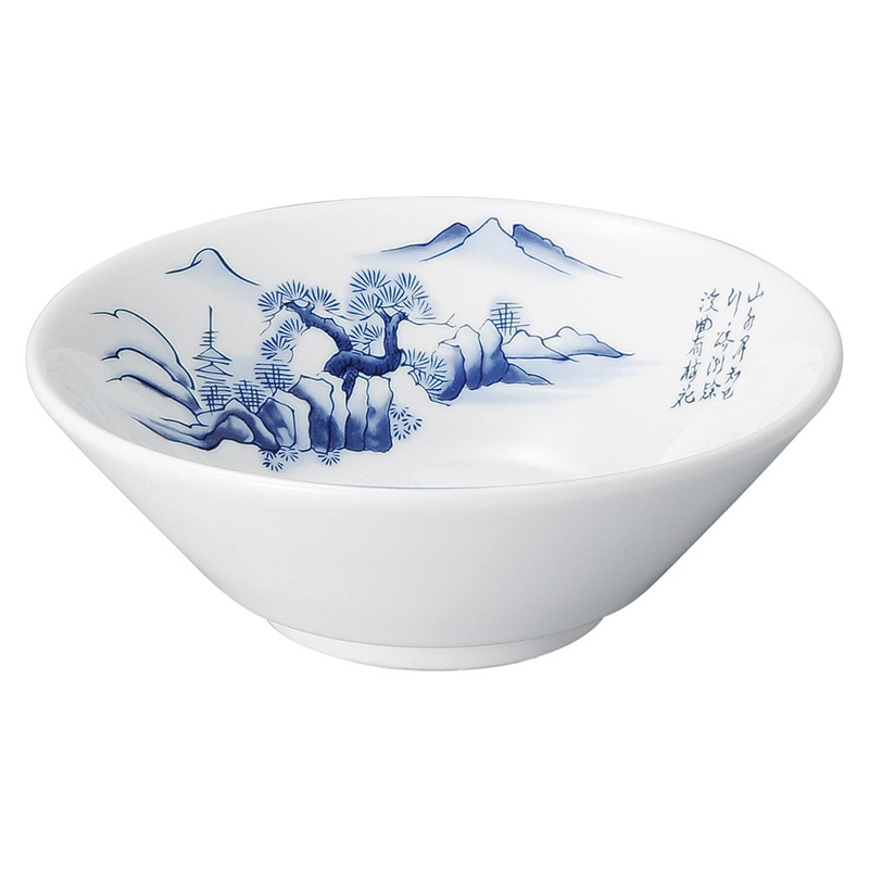 山万 69104-440 上絵山水 切立6.3丼 1個（ご注文単位1個）【直送品】