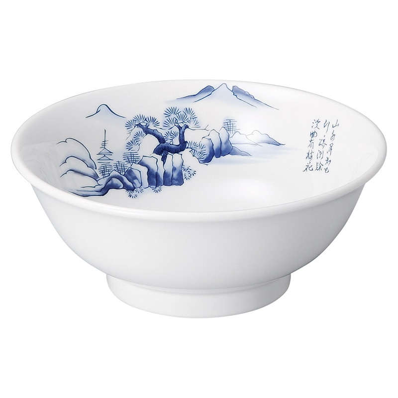山万 69106-440 上絵山水 6.8高台丼 1個（ご注文単位1個）【直送品】