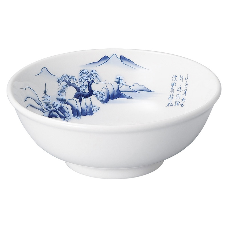 山万 69107-440 上絵山水 6.5玉丼 1個（ご注文単位1個）【直送品】