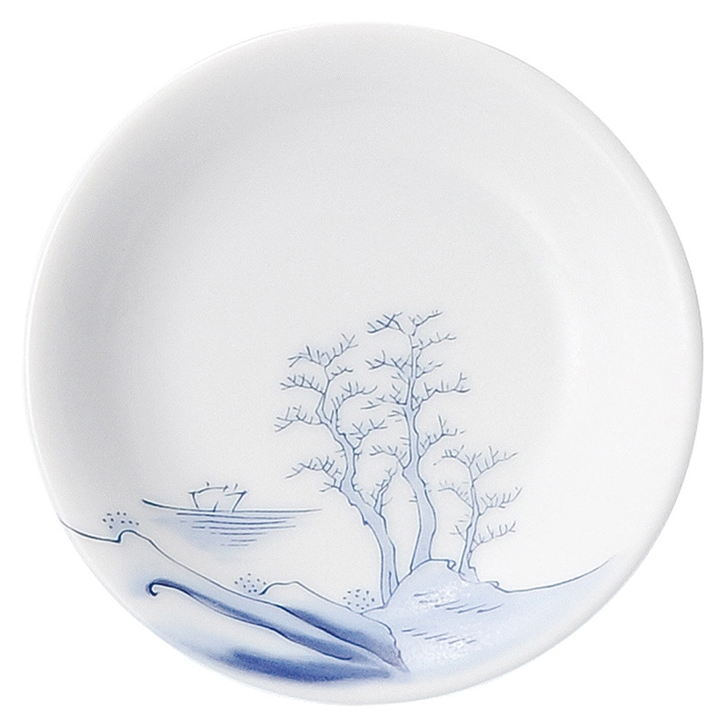山万 69109-440 上絵山水 3.0皿 1個（ご注文単位1個）【直送品】