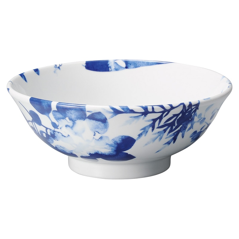 山万 69137-440 フローラル 反り高台6.8丼 1個（ご注文単位1個）【直送品】