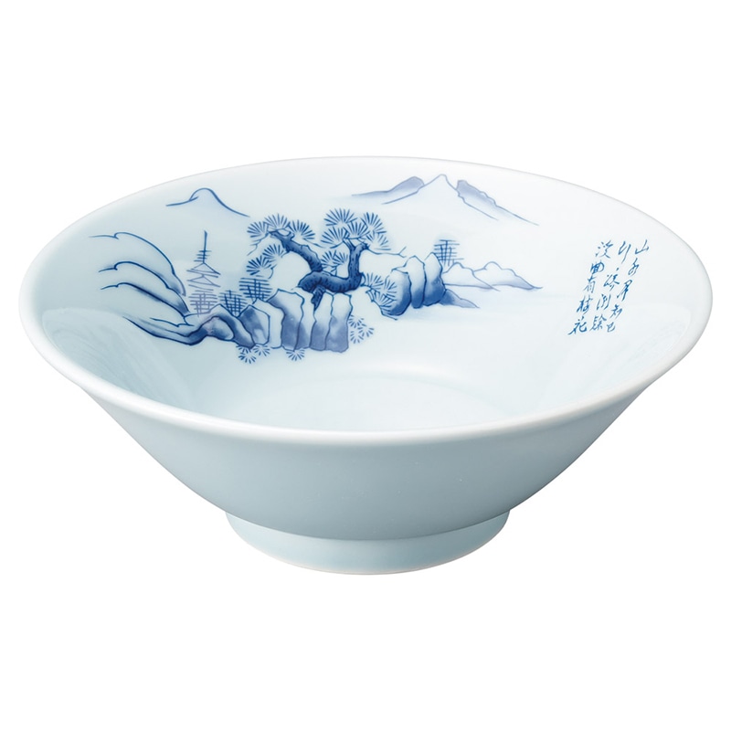 山万 68961-440 青磁上絵山水 6.8切立丼 1個（ご注文単位1個）【直送品】