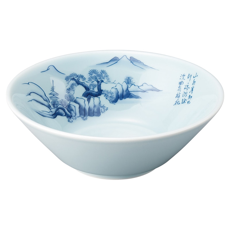 山万 68962-440 青磁上絵山水 6.3切立丼 1個（ご注文単位1個）【直送品】