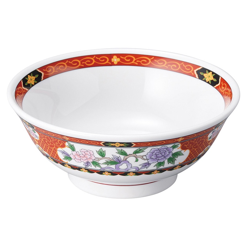 山万 68252-100 紅花祥 6.3高台丼 1個（ご注文単位1個）【直送品】