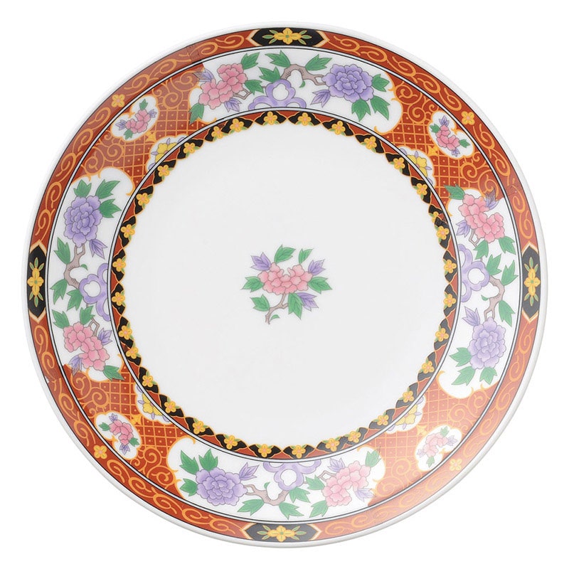 山万 68259-100 紅花祥 7.0皿 1個（ご注文単位1個）【直送品】