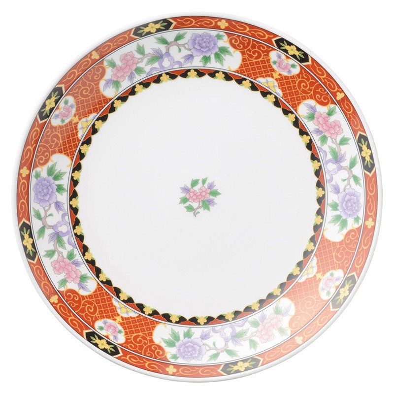 山万 68262-100 紅花祥 10皿 1個（ご注文単位1個）【直送品】
