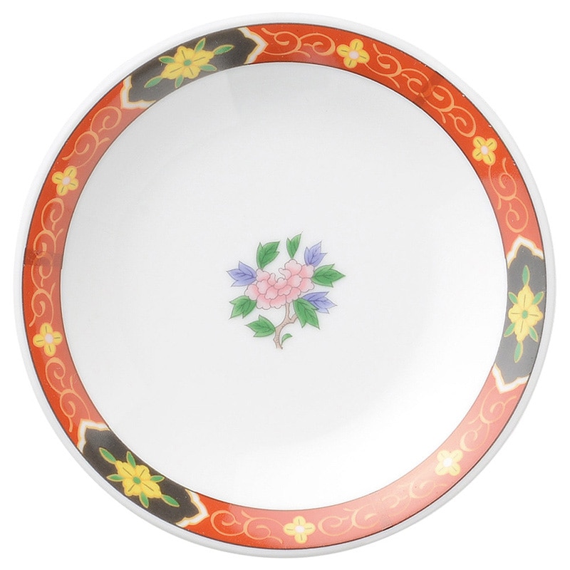 山万 68264-100 紅花祥 4.0皿 1個（ご注文単位1個）【直送品】