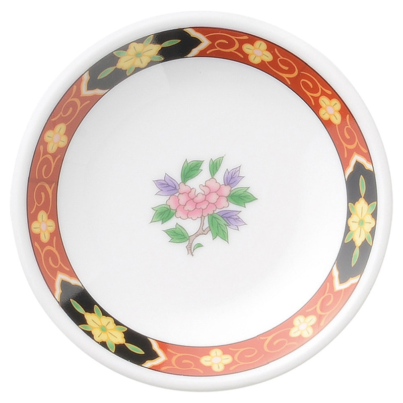 山万 68265-100 紅花祥 3.0皿 1個（ご注文単位1個）【直送品】