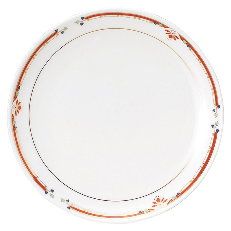 山万 68803-440 ニューボン紅華妃 8吋丸皿 1個（ご注文単位1個）【直送品】