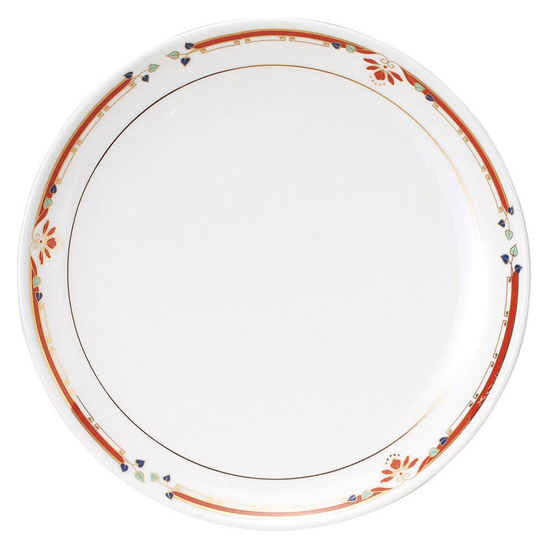 山万 68805-440 ニューボン紅華妃 10吋丸皿 1個（ご注文単位1個）【直送品】