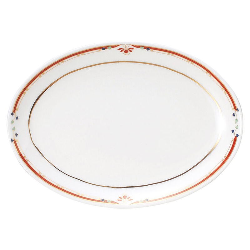 山万 68807-440 ニューボン紅華妃 9吋プラター 1個（ご注文単位1個）【直送品】