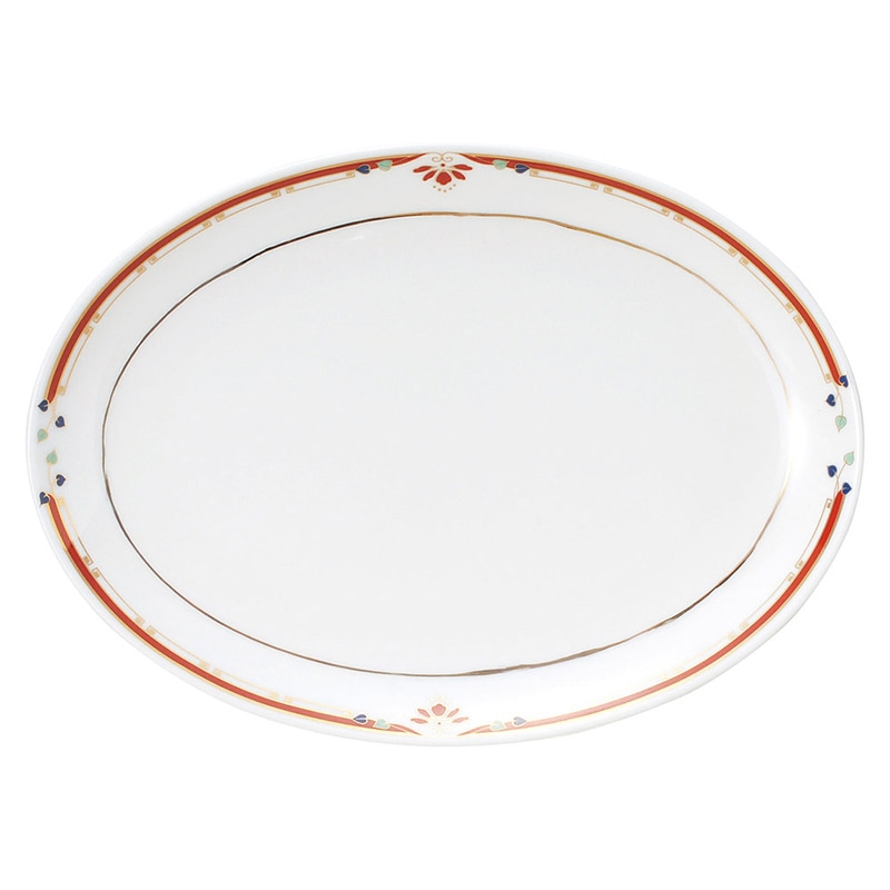 山万 68809-440 ニューボン紅華妃 12吋プラタ 1個（ご注文単位1個）【直送品】