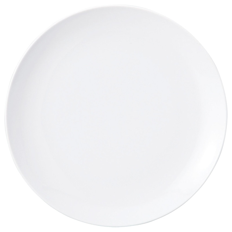 山万 69908-130 ニューアジアン 28cm皿(白 1個（ご注文単位1個）【直送品】