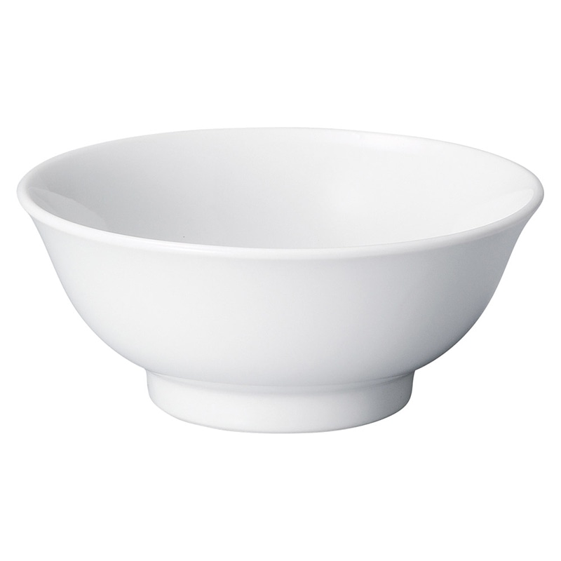 山万 70309-020 白中華 6.5反高台丼 1個（ご注文単位1個）【直送品】