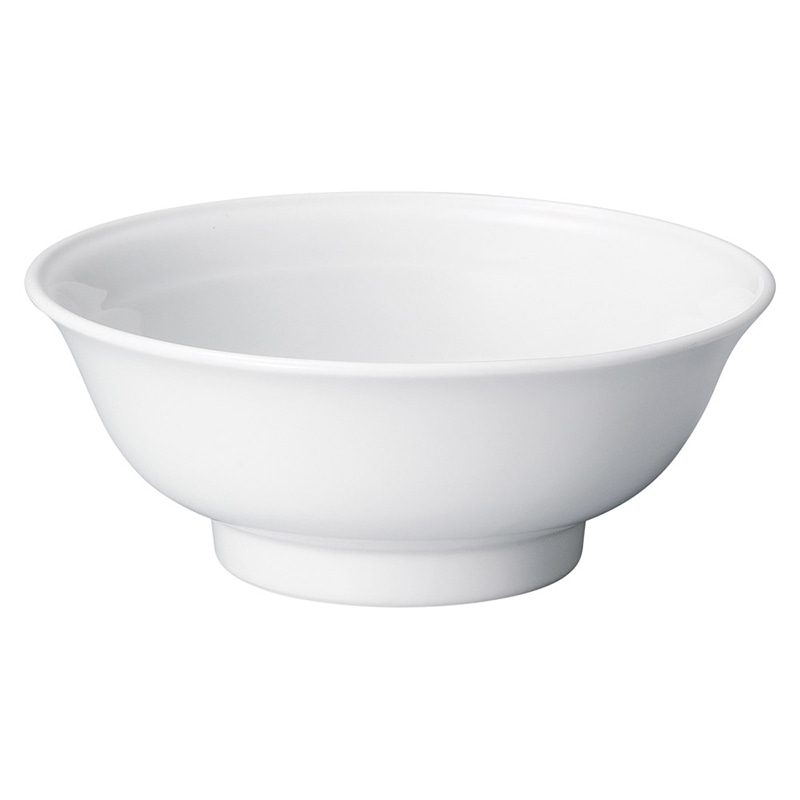 山万 70311-020 白中華 7.5高台丼 1個（ご注文単位1個）【直送品】
