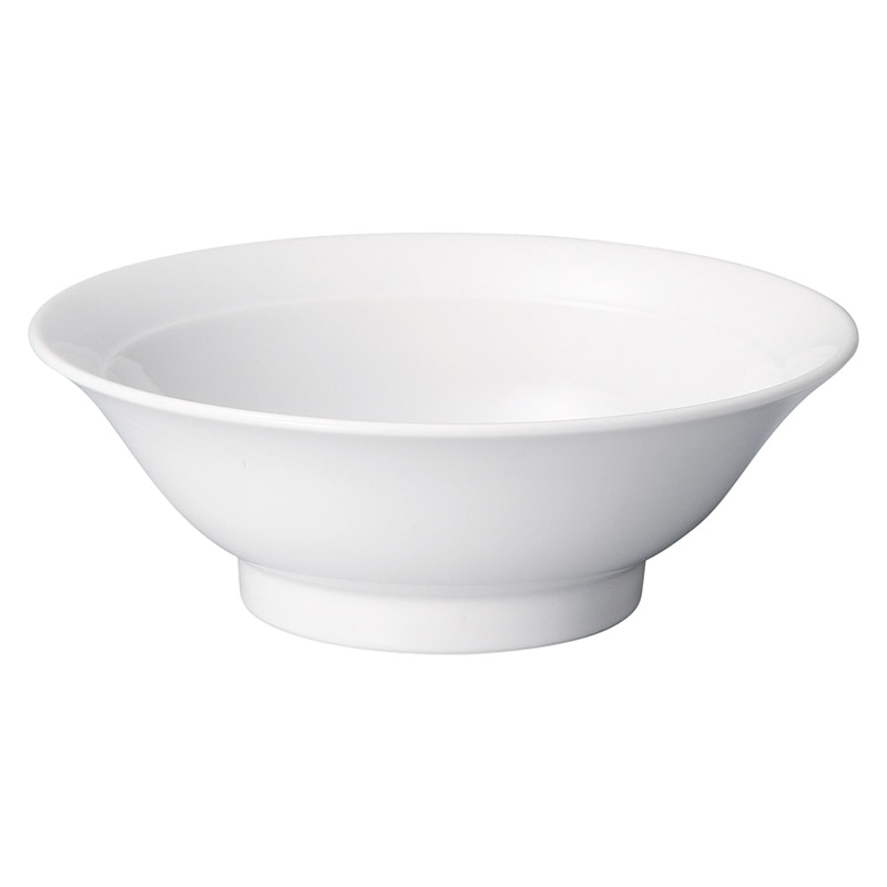 山万 70313-020 白中華 7.5リム丼 1個（ご注文単位1個）【直送品】