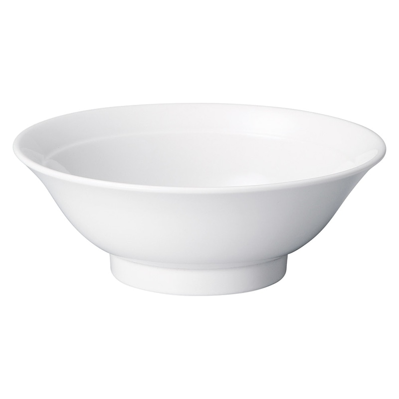 山万 70314-020 白中華 8.0リム丼 1個（ご注文単位1個）【直送品】