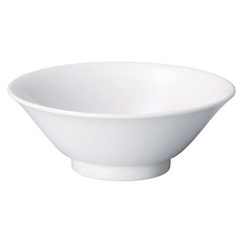 山万 70316-020 白中華 6.8切立丼 1個（ご注文単位1個）【直送品】