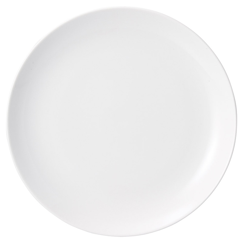山万 70345-020 白中華 9.0皿 1個(ご注文単位1個)【直送品】