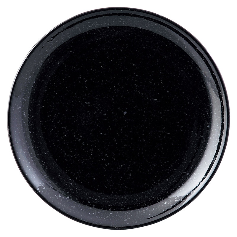 山万 69805-130 ニューアジアン 21cm皿(黒 1個（ご注文単位1個）【直送品】